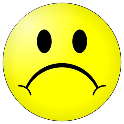 желтый круг смайлик грустное выражение вектор PNG , желтый, смайлик,  грустный PNG картинки и пнг рисунок для бесплатной загрузки