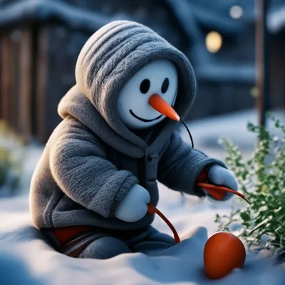 Забавная Фигура Снеговика Без Носа — стоковые фотографии и другие картинки  Весёлый - Весёлый, Снеговик, Без людей - iStock