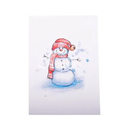 Как нарисовать снеговика? | РИСУНКИ ЮЛЬКИ | Дзен