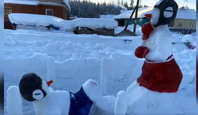В Анапе установили снеговиков из песка - Российская газета