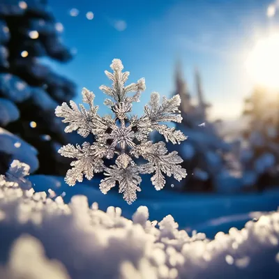 Новый год, снег, снежинки , эстетично…» — создано в Шедевруме