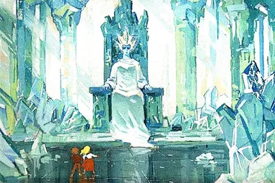 Снежная королева рисунок раскраска - 65 фото