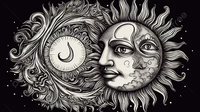 Солнце И Луна Можно Увидеть В Небе Одновременно. Фотография, картинки,  изображения и сток-фотография без роялти. Image 44857360