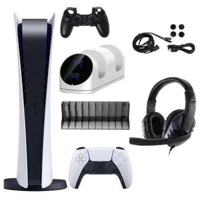 Sony PlayStation 5 Digital Console with Accessories Kit (PS5 Digital  Console) - Walmart.com
