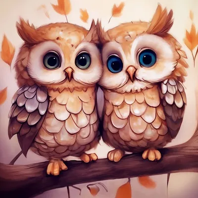 Owls. Совушки. PNG. | Картинки с совой, Плюшевая сова, Рисунки совы