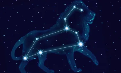 Созвездие Льва В Звездное Небо Фотография, картинки, изображения и  сток-фотография без роялти. Image 18241460