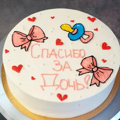 Торт с надписью - Торты без глютена в СПб