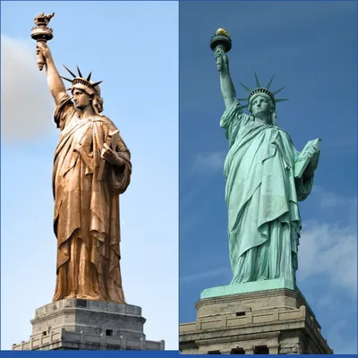 Настоящий цвет статуи Свободы: как главная достопримечательность Нью-Йорка  сменила окраску | Tourismus est Vitae | Дзен
