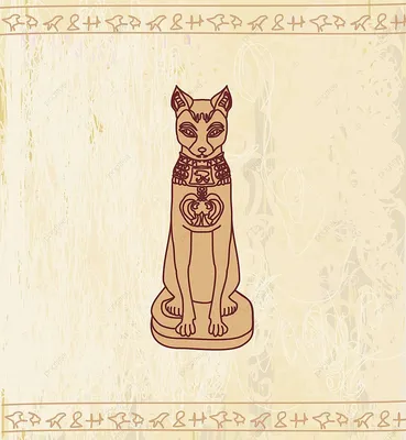 Стилизованные коты - элегантность и грациозно коты. Иллюстрация вектора -  иллюстрации насчитывающей виньетка, актиния: 28566208