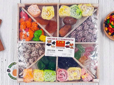 Купить Подарочный набор «Тропические сухофрукты» в Минске - Экзотические  фрукты в коробках
