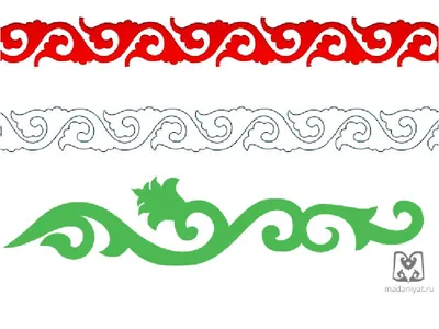 Татарский национальный орнамент по векторам Векторное изображение ©Besdel  162321254