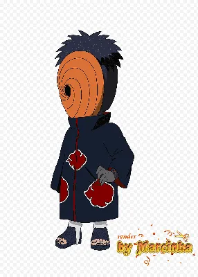 Визуализация Чиби Тоби, синий персонаж Обито Наруто png | Klipartz