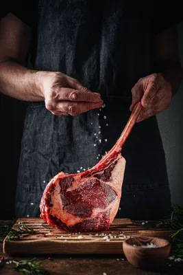 Bison Tomahawk Steak - Lombardi Brothers Meats
