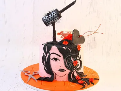 Pin by Vlad Bejinari on Tort | Hairdresser cake, Candy birthday cakes, Make  up cake