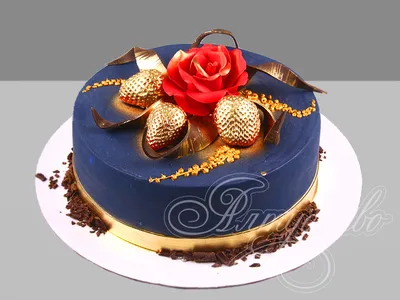 Торт на День рождения №9681 купить по выгодной цене с доставкой по Москве.  Интернет-магазин Московский Пекарь