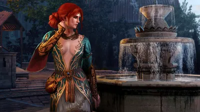 В бесплатном DLC для The Witcher 3 на этой неделе появилось обворожительное  платье для Трисс