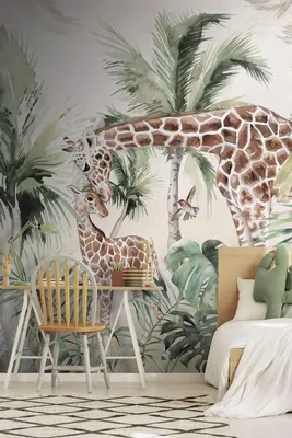 Дизайнерские обои Тропический лес | Интернет-магазин Respace: дизайнерские  обои, плитка, шторы, краска