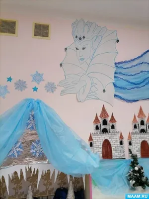 Раскраска Замок Снежной королевы | Раскраски из сказки \"Снежная королева\"