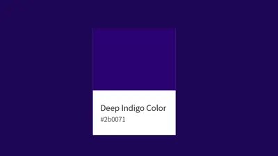 Indigo Color | ArtyClick