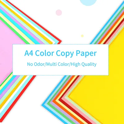 Цветная печать разных цветов, двусторонняя фотобумага и печать бумаги A4,  копировальная бумага, крафтовое украшение | AliExpress