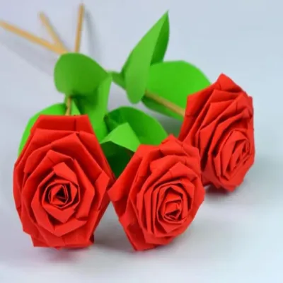 Как сделать объемные цветы из бумаги своими руками | ВКонтакте