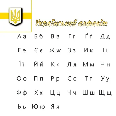 Стенд “Український алфавіт” (Артикул: 3-1766) • Купити
