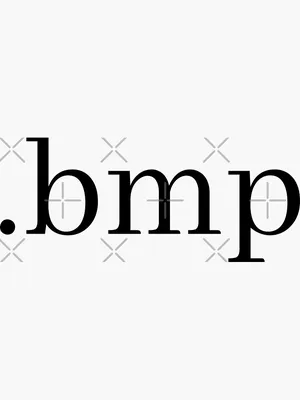 Bmp file format icon bitmap image extension Vector Image