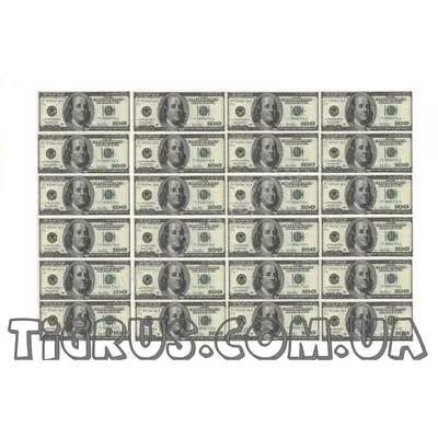 Купить Вафельная картинка деньги \"Мешок с долларами\" в Днепре от компании  \"Интернет-магазин \"Повар, пекарь и кондитер\"\" - 742874530