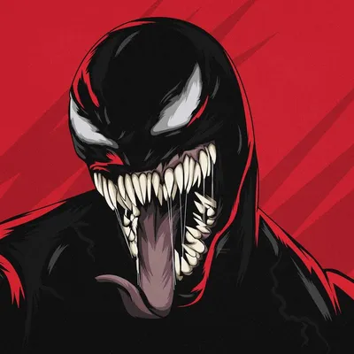 Наклейки Веном / Venom водостойкие 50шт (4-7см) - купить с доставкой по  выгодным ценам в интернет-магазине OZON (436699337)