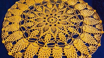 Crochet doily according to the scheme. Openwork doily. Part 1. - YouTube