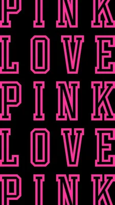 LOVE Pink Victoria's Secret wallpaper VS | Обои для iphone, Заставка,  Картинки