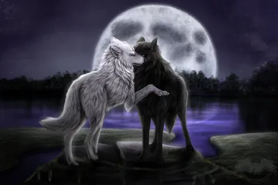 Мультяшный волк с девушкой - 73 фото
