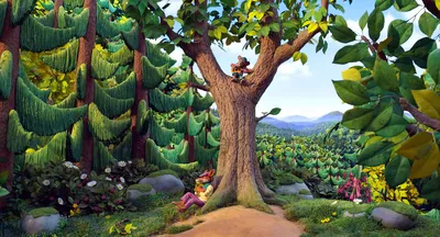 Картина Волшебный лес ᐉ Лобчук Оксана ᐉ онлайн-галерея Molbert.