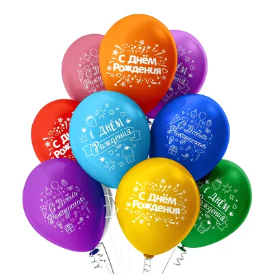 Воздушные шары с днем рождения