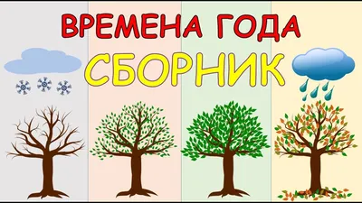 Набор \" Деревья - времена года\"