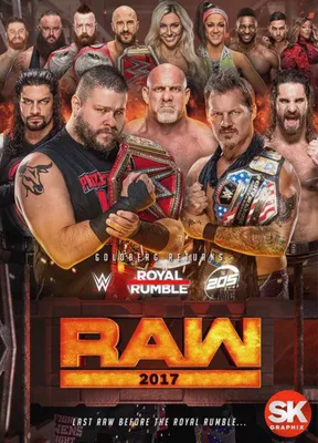 Raw January 23, 2017 by SK-Graphix on @DeviantArt | Wrestling posters, Wwe  raw 2017, Wwe summerslam