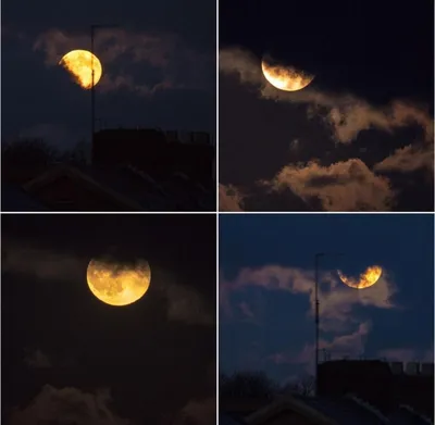 Затмение луны над Россией 5 мая 2023 - YouTube