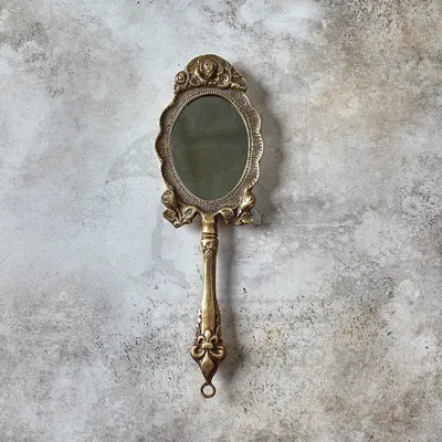 Золотое зеркало в полный рост \"Кингстон\" • Louvre Home