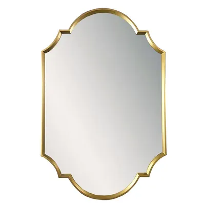 Настенное зеркало в раме Фигурное (тонкая окантовка) - купить с доставкой  по Москве в студии зеркал «Ifdecor»