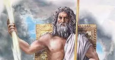 Мужская футболка Зевс древнегреческий бог неба — купить по цене 1540 руб в  интернет-магазине #3460585