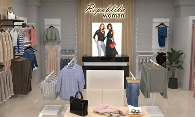 Локос | Уникальный дизайн магазина женской одежды \"Republica woman\"