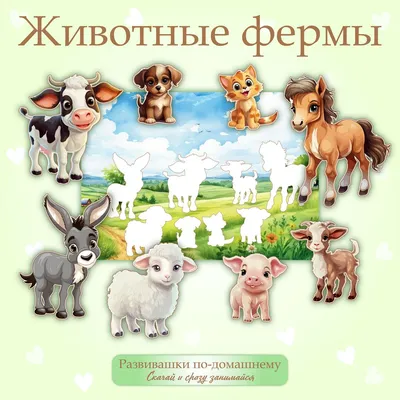 Животные фермы. Энциклопедия с развивающими заданиями Kids Book in Russian  | eBay