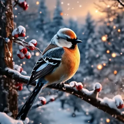 Подкормите птиц зимой