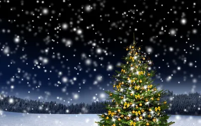 Скачать обои желтый, фон, праздник, шары, обои, игрушки, елка, новый год,  раздел новый год в разрешении 1366x768 | Рождественские обои, Новый год,  Праздник