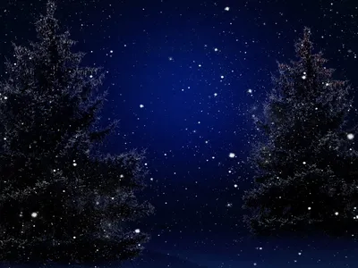 полная зимняя ночь снежный фон Обои Изображение для бесплатной загрузки -  Pngtree
