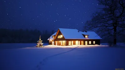 Зимняя ночь (131 фото) - 131 фото