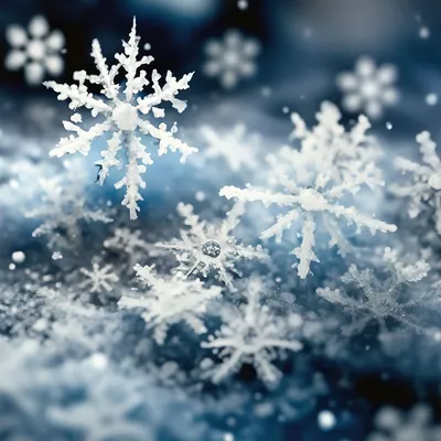 Зима падают снежинки» — создано в Шедевруме