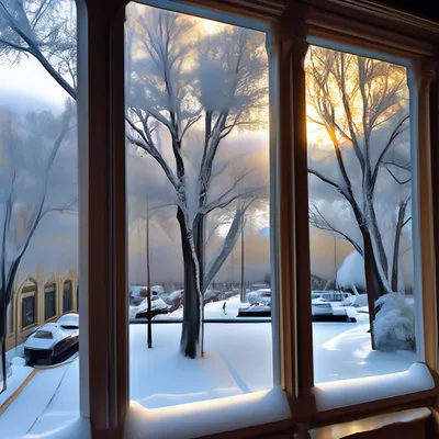 Как оформить окно зимой, когда за ним темно и серо: 8 идей для уюта | ivd.ru