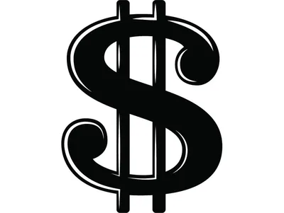 Значок доллара на белой предпосылке Иллюстрация вектора - иллюстрации  насчитывающей девиз, сеть: 107735515