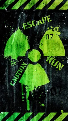 Знак радиации обои - 67 фото